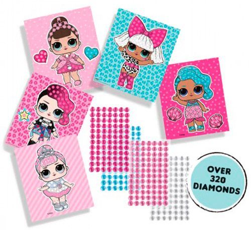 Набор SES для занятий мозаикой серии L.O.L SURPRISE! - Блестящая мозаика 14195S