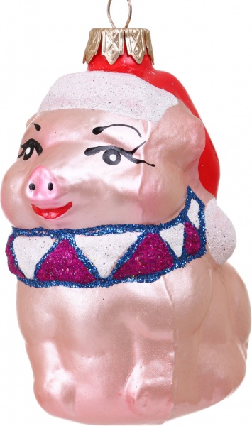 Декорация новогодняя Формовая игрушка в ассортименте 9 см 