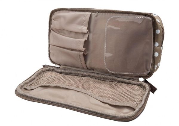 Косметичка REED Tiffany 7879 20x6.5x11 см коричневий із білим 