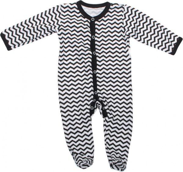 Комбінезон дитячий для хлопчика Маленькие люди зигзаги 9501-110 р.68 чорно-білий 