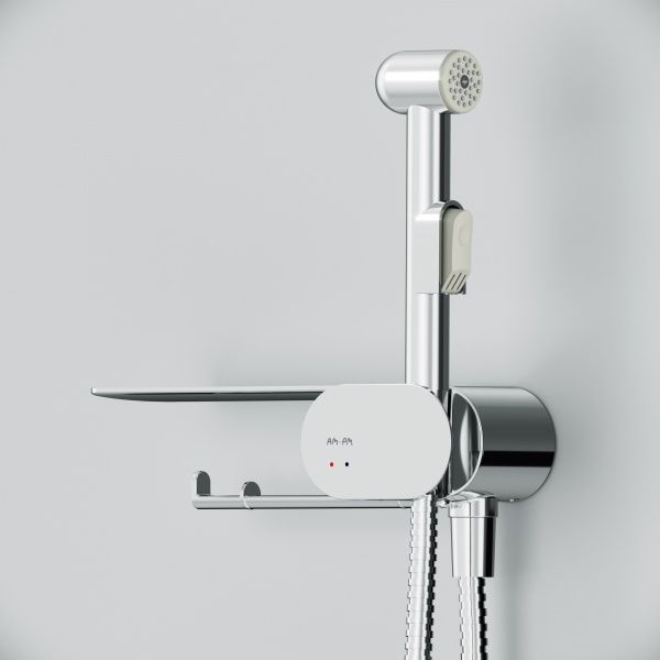 Смеситель AM.PM с гигиеническим душем и полкой Like F0202600