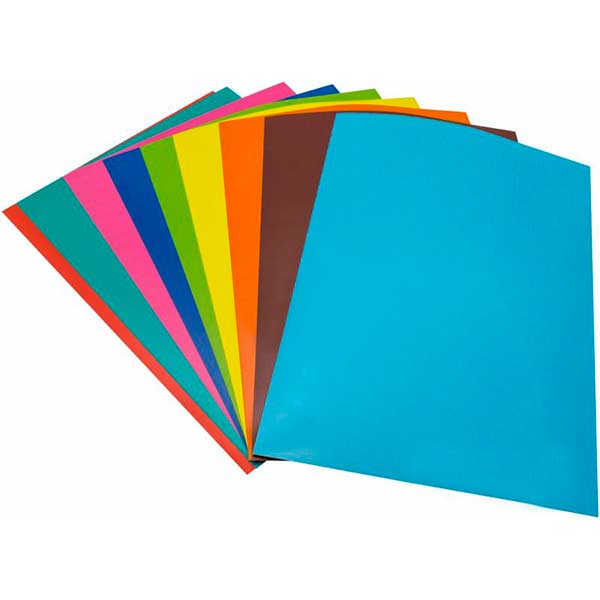 Картон цветной А4 9 листов Поділля