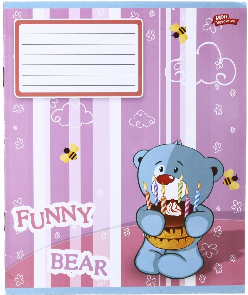 Зошит шкільний 12 аркушів у лінійку дизайн в асортименті Мрії збуваються