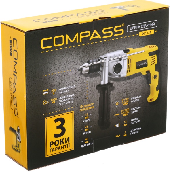 Дриль ударний Compass DL1175