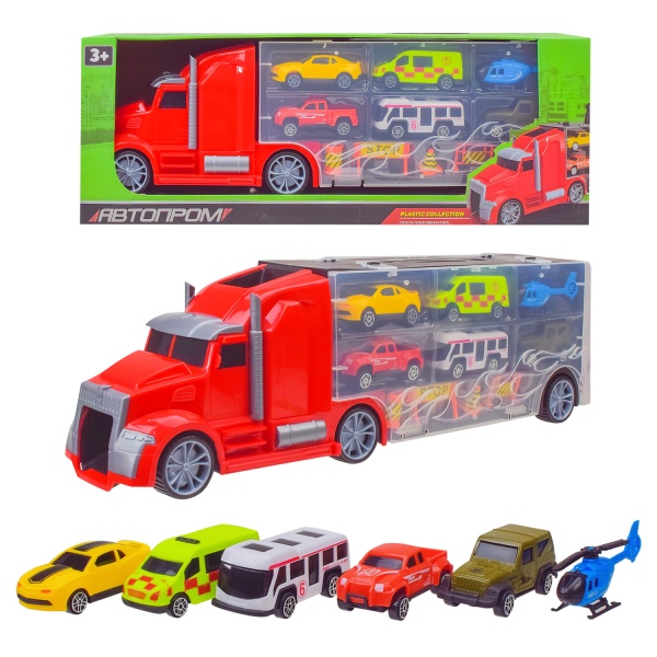 Автовоз Автопром з машинками 8081D