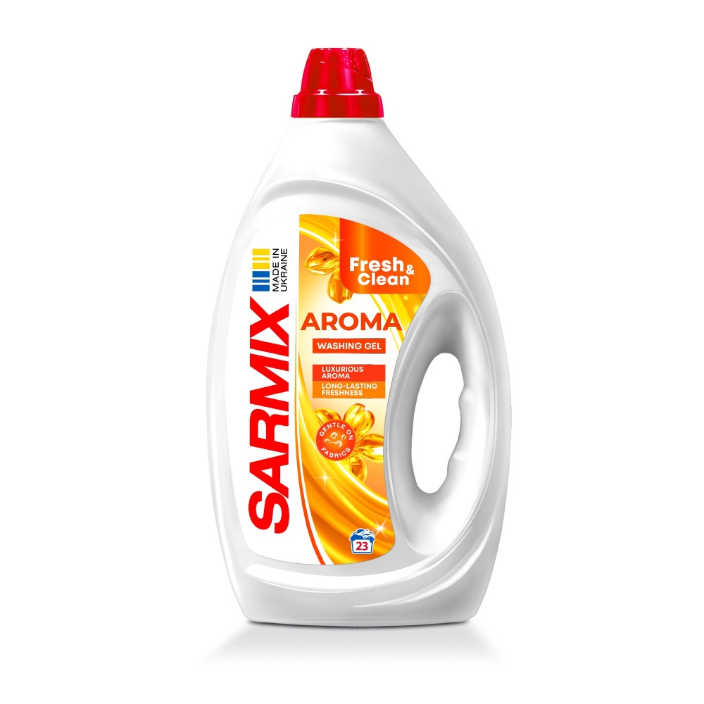 Гель для машинной и ручной стирки SARMIX AROMA 0,9 л