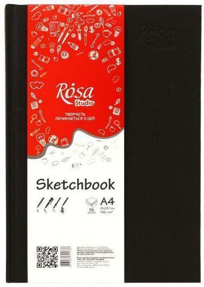 Блокнот А4 96 аркушів Rosa Studio