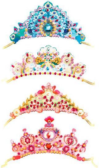 Набір прикрас Djeco з мозаїкою Зроби сам Принцеса DJ07901