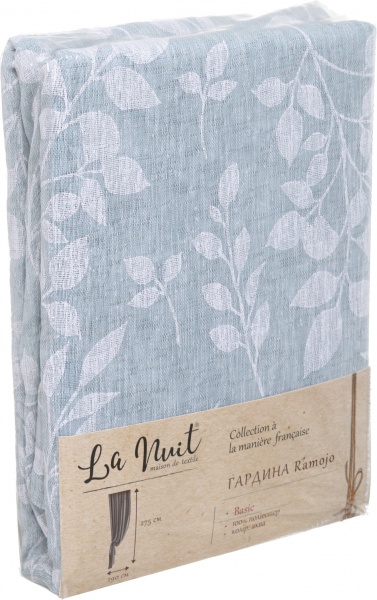 Гардина Ramojo аква 290х275 см La Nuit
