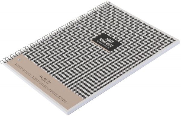 Блокнот А4 80 листов клетка A4-080-6505K Школярик