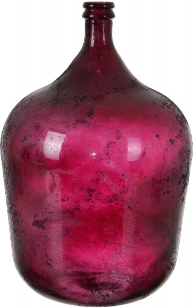 Ваза стеклянная San Miguel GARRAFA 34 л 56 см бургунд 