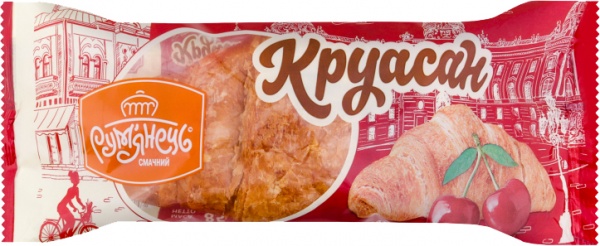 Круасан Хлібодар з наповнювачем Вишня (4820062053143) 85 г 