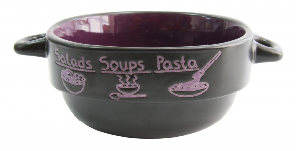 Супница Black Stone Purple 14 см 680 мл (M04100-165318) Milika