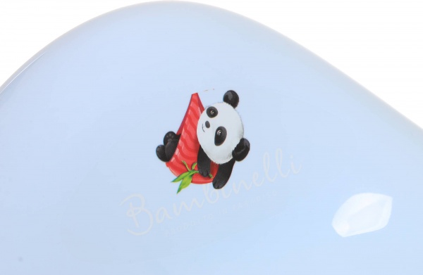 Накладка детская на унитаз Bambinelli с резинкой голубой 39x30x13.5 см