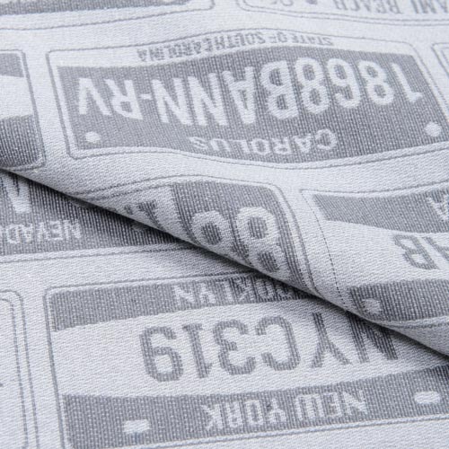 Покривало Номерні знаки 145x210 см Текстиль-Контакт сірий 
