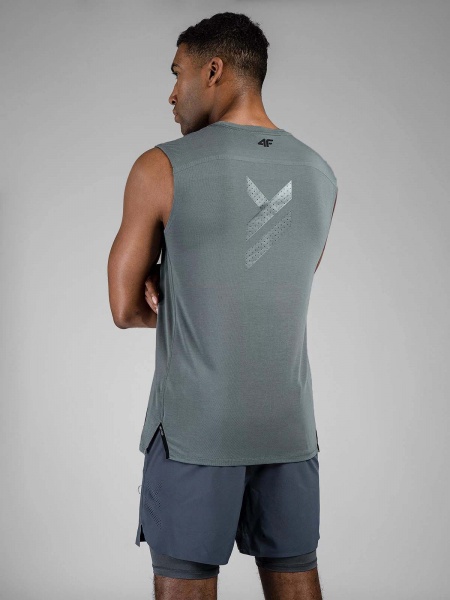 Майка 4F TSHIRT FNK M255 RL9AW22TFTSM255-27S р.L сірий