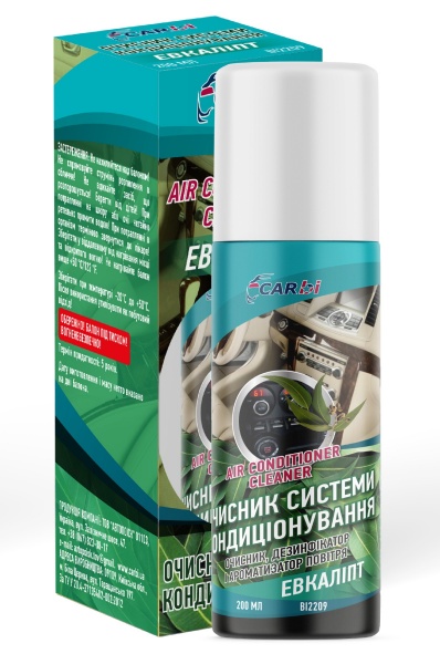 Очисник салону та системи вентиляції CARBI Евкаліпт 200 мл евкаліпт