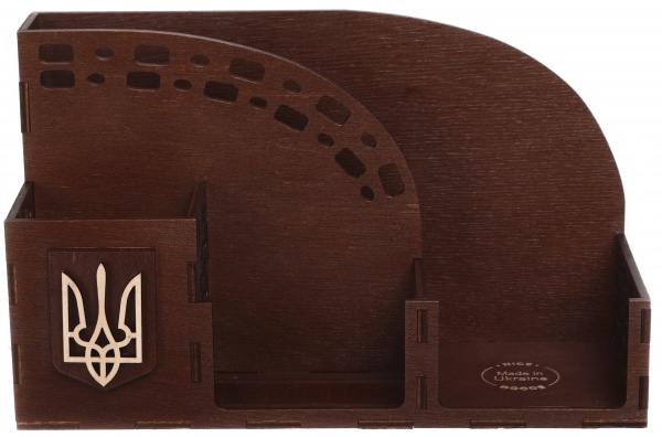 Органайзер настольный Моя страна 27,2x16,4x10,2 см с подставкой для телефона тис Nice goods