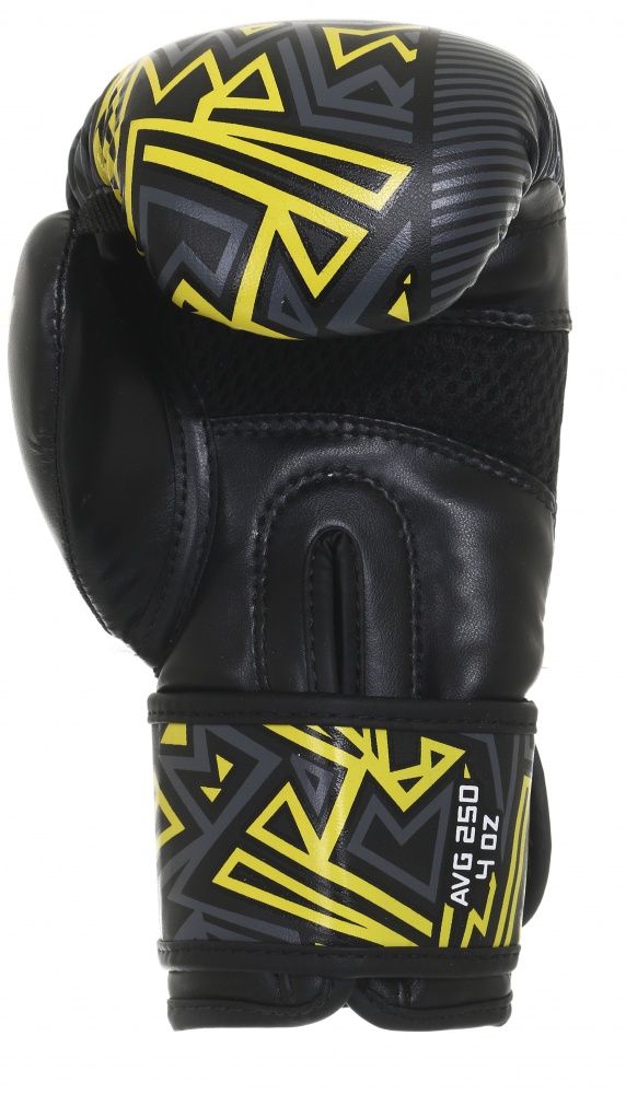 Боксерские перчатки MaxxPro AVG-250 Yellow vynil-04 р. 4 4 ozoz Yellow vynil-04 желтый