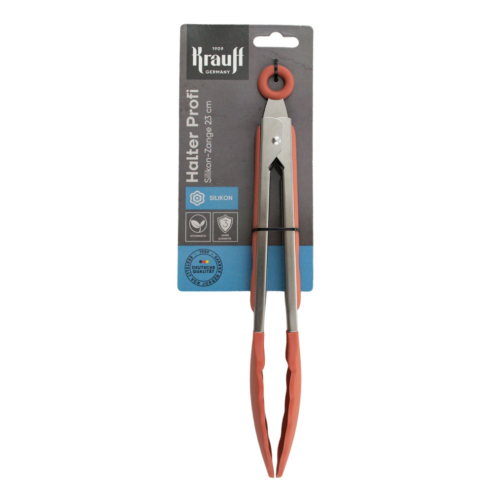Щипцы кухонные Halter Profi 27 см коралловый 29-305-111 Krauff