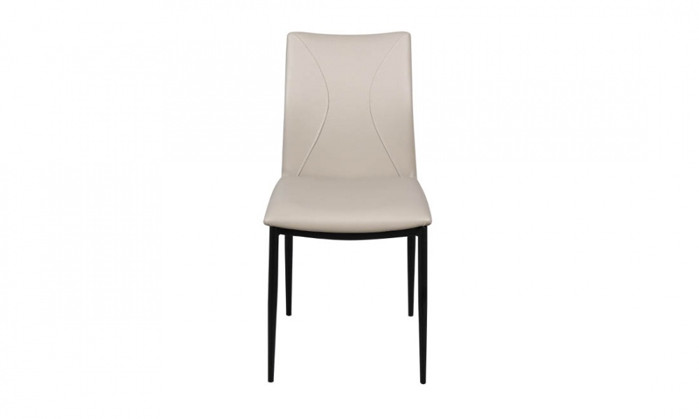 Стілець Слім 440х570х865 мм бежевий / чорний