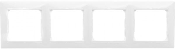 Рамка четырехместная Legrand Valena горизонтальная белый 774454