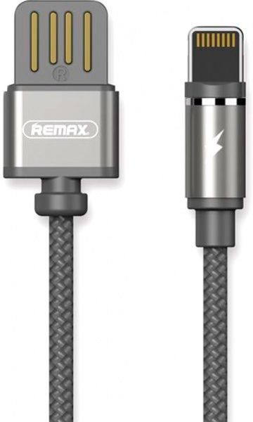 Кабель USB – Apple Lightning 1 м сірий (RC-095I-TARNISH) Gravity series Magnetic Lightning Data/Charge 