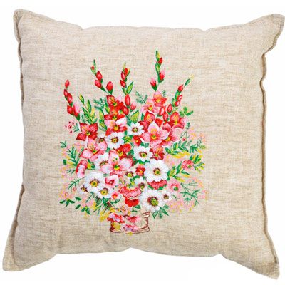 Наволочка декоративная Zastell Букет 45x45 cм