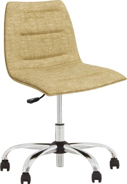 Крісло Nowy Styl MERI GTS (J) CHR68 (CH) GD-63 бежевий 