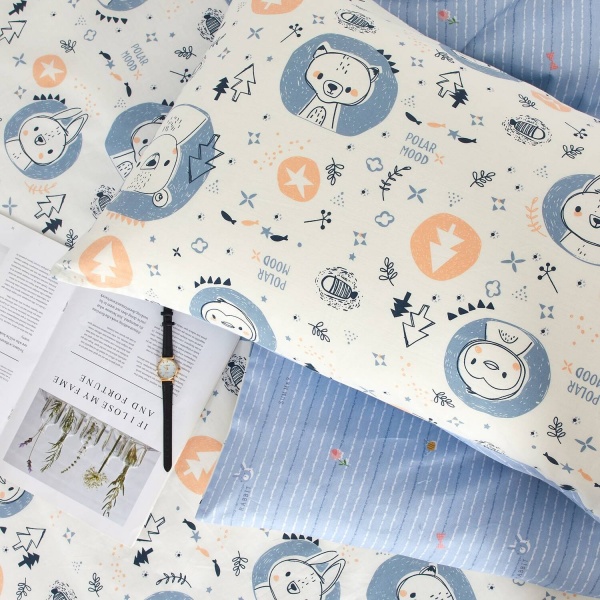 Комплект постельного белья Tono 1,5 с принтом La Nuit 