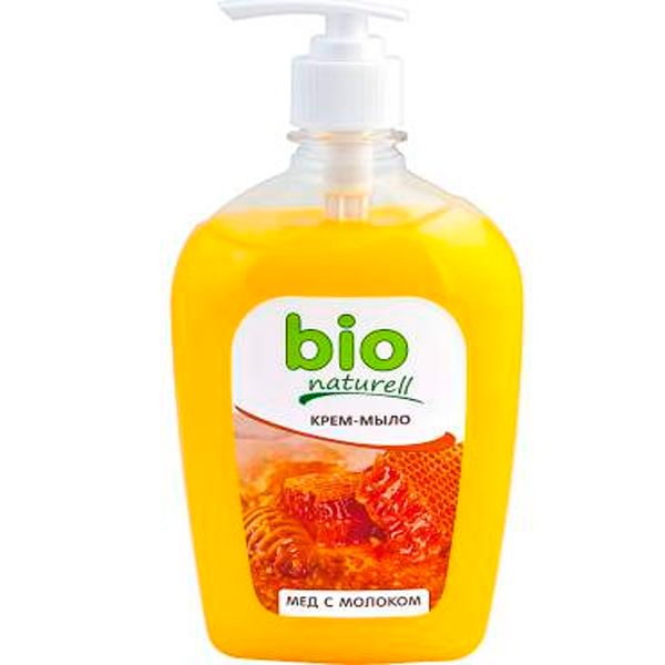 Жидкое мыло Bion Мед с молоком 1 л