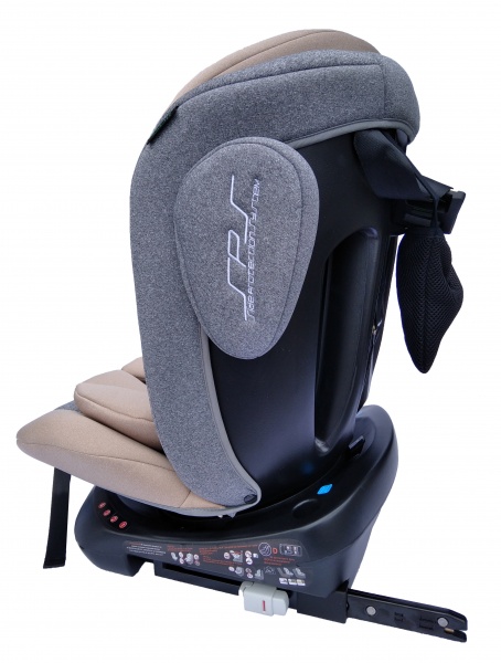 Автокресло BABY CAR SEAТ HB636 Isofix бежево-серый gray