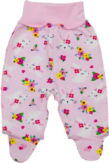 Ползунки для девочек Minikin 22830162 р.62 розовый с рисунком 