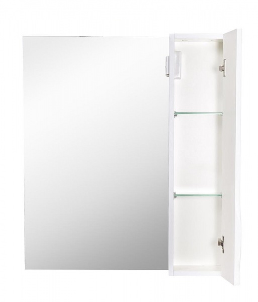 Зеркало со шкафчиком Aqua Rodos Родорс 70 с пеналом справа (без подсветки) АР000001176