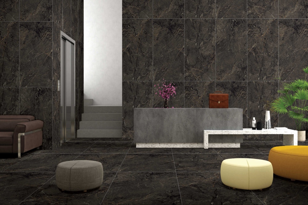 Плитка Cerossa Ceramica Mogan brown sugar carving dark 60x120 см