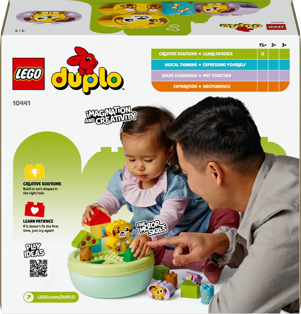 Конструктор LEGO DUPLO Сортировщик фигур: дом для щенков 10441