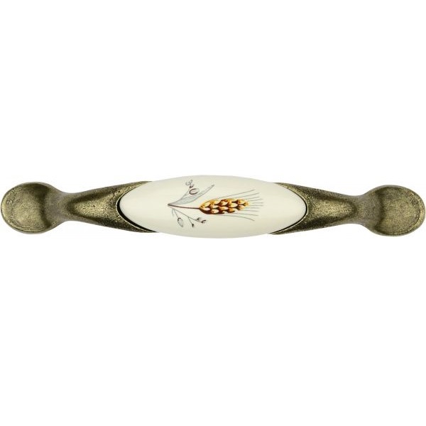 Меблева ручка DP 195AB/MLK колосок 96 мм латунь DC