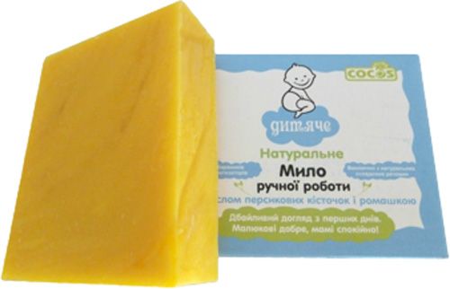 Натуральное мыло Cocos детское с маслом персиковых косточек 100 г