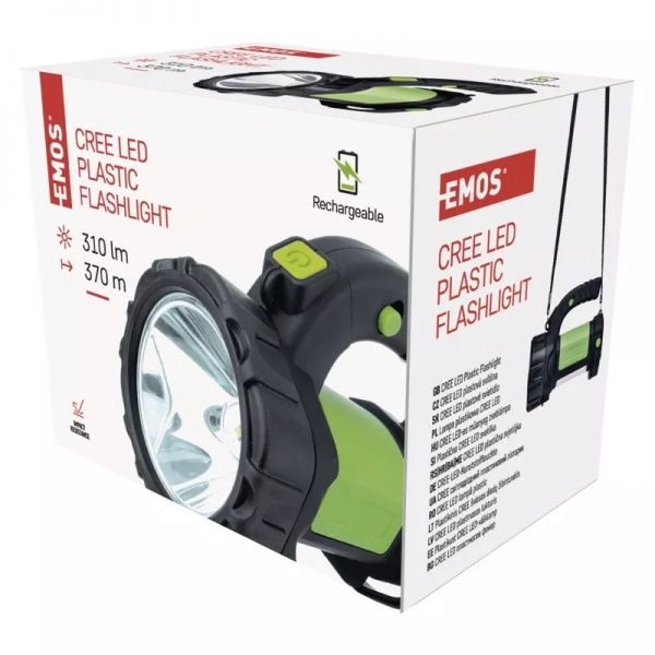 Фонарь Emos P4526 P4526 5W 300 Lm черно-зеленый