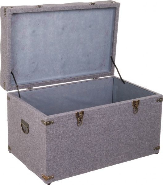 Сундук-пуф Forte Джемисон 61x39x39 см серый 