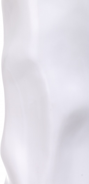 Ваза керамічна біла Rumpled 14х34 см