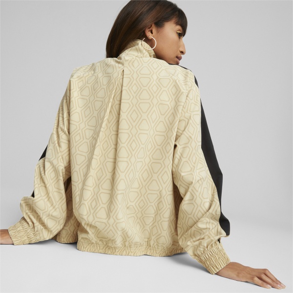 Джемпер Puma T7 TREND 7ETTER WOVEN AOP JACKET 53830321 р. S чорний