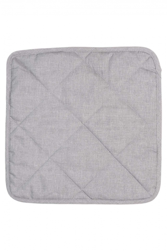 Чехол для стула 35х35 Листья серый однотон Прованс