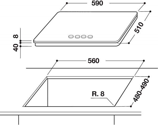 Варочная поверхность Whirlpool GOS 6415/NB