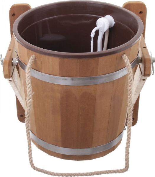 Відро-водоспад Tesli 15 л термодеревина (з кріпленням)