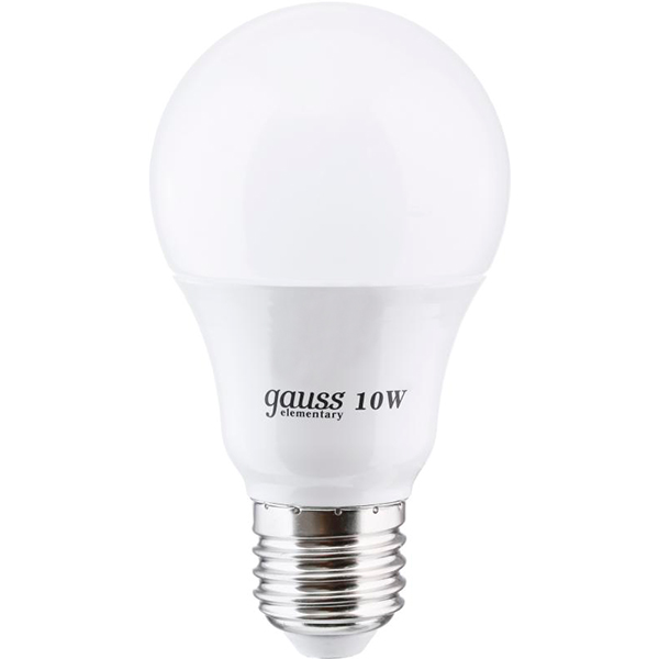 Лампа світлодіодна Gauss Elementary 2 шт./уп. 10 Вт A60 матова E27 220 В 2700 К 23210T 