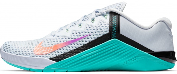 Кроссовки Nike Metcon 6 CK9388-020 р.US 9 бело-бирюзовый