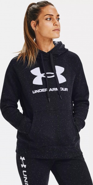 Джемпер Under Armour RIVAL FLEECE LOGO HOODIE 1356318-002 р. XL черный