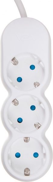 Удлинитель VEA VE2S3NWGR с заземлением 3 гн. белый 5 м 233105 