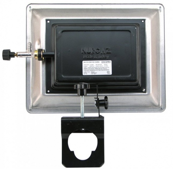 Інфрачервоний обігрівач NURGAS NG-310 Пальник газовий інфрачервоного випромінювання керамічний на кронштейні 3 кВт